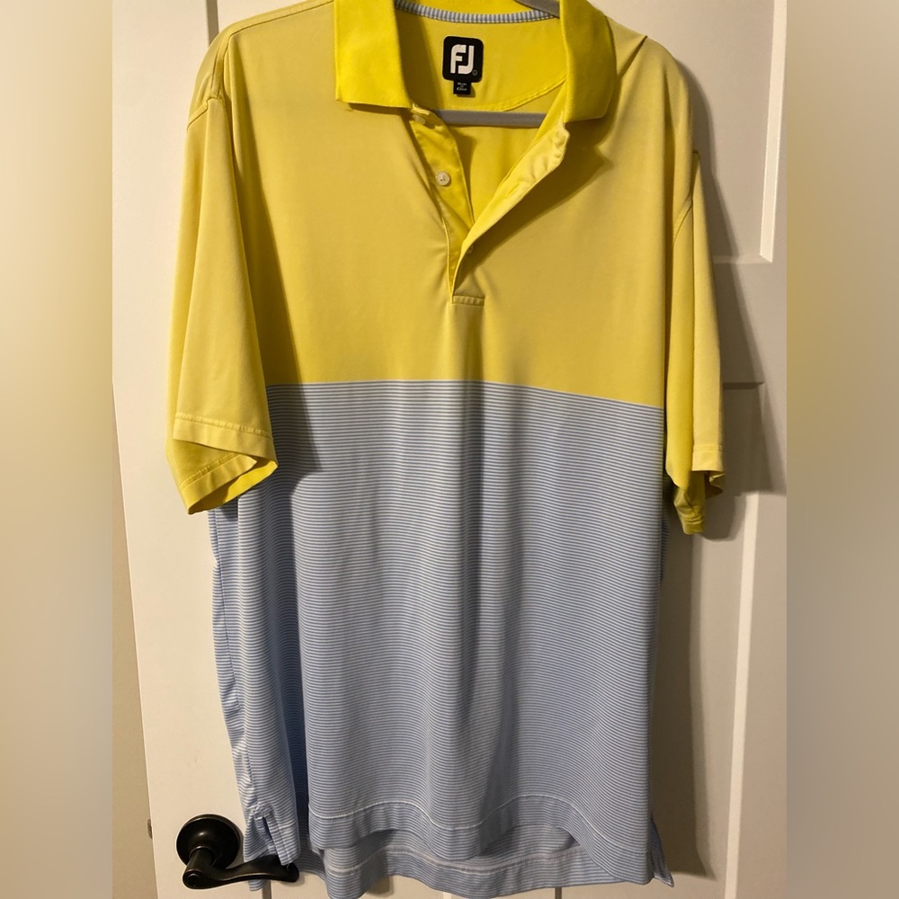 Footjoy Men’s Golf Polo.. Bright colorway size L